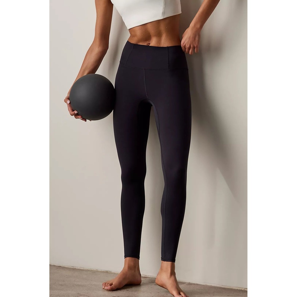 Free People Never Better 7/8 Length Leggings Small Black